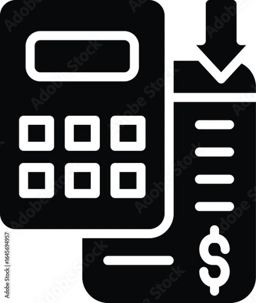 Fototapeta Debt Icon 