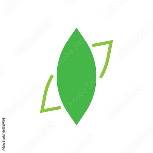 Obraz Leaf Logo Vector Icon Template Illustration