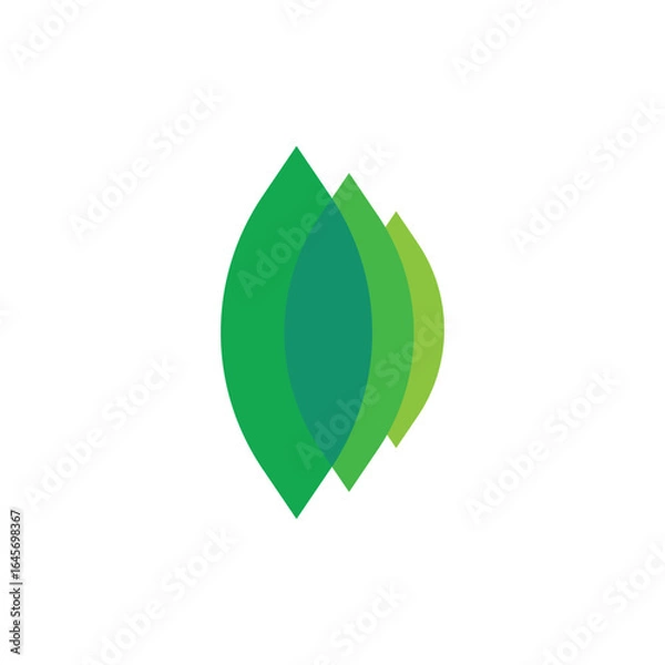 Obraz Leaf Logo Vector Icon Template Illustration