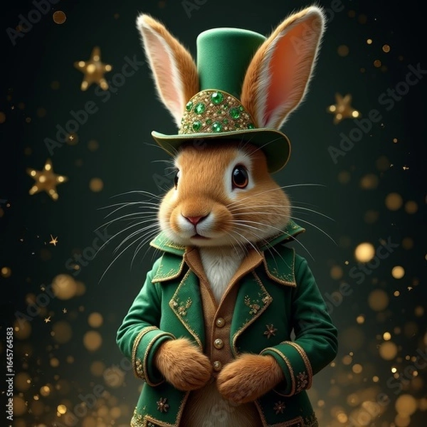 Obraz rabbit in green