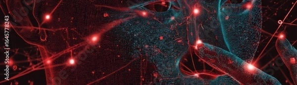 Obraz AI fraud detection showing threat interception