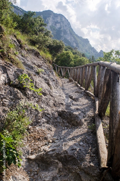 Obraz Rocky path in the mountains
