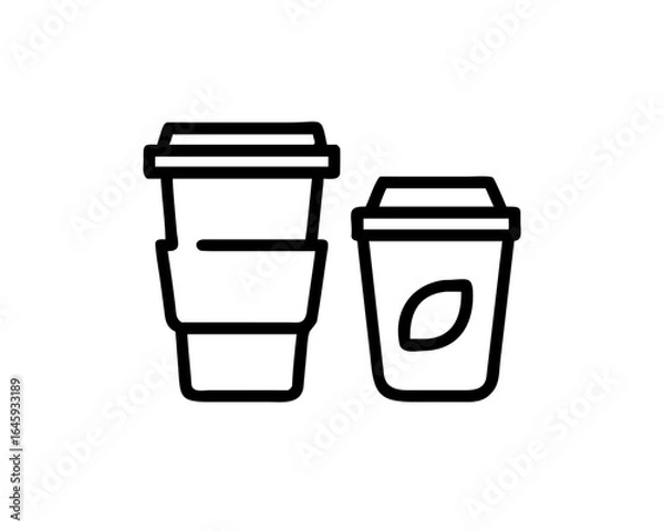 Obraz coffee cup icon