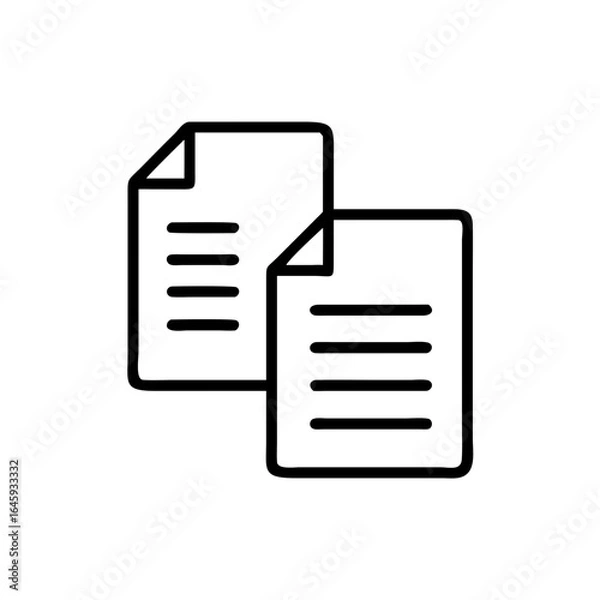 Obraz document icon vector