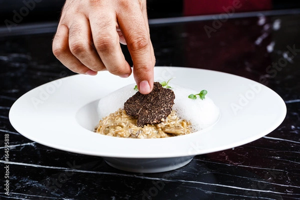 Obraz Risotto with truffles