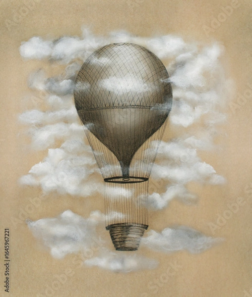 Obraz Hot Air Ballon Flying