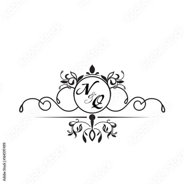 Obraz initial design n simple