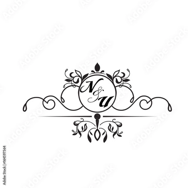 Obraz initial design n simple