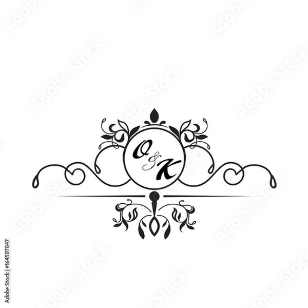 Obraz initial design o simple