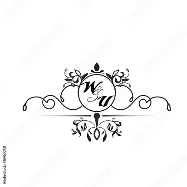 Obraz initial design w simple  