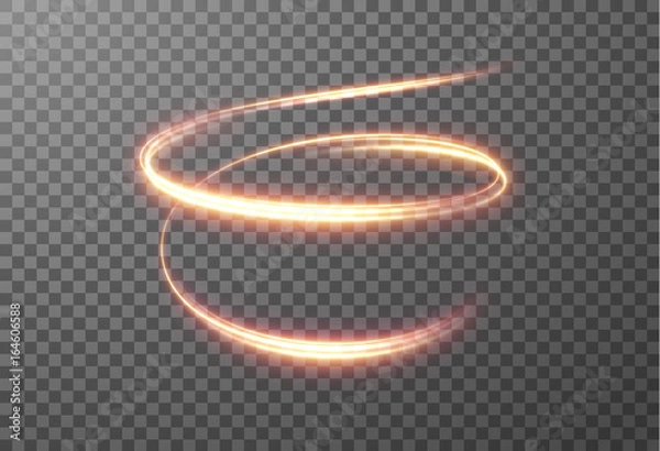 Fototapeta Shining spiral transparent glow effect. Vector eps10.