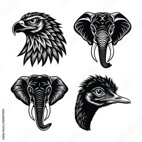 Fototapeta Animals Head