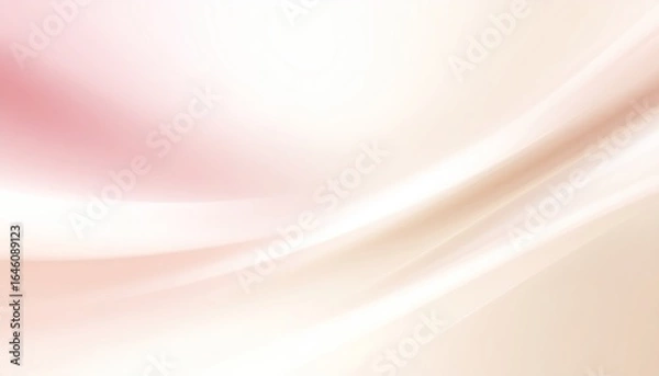 Obraz Abstract Beige And Pink Gradient Background With Gentle Flowing Motion Overlay