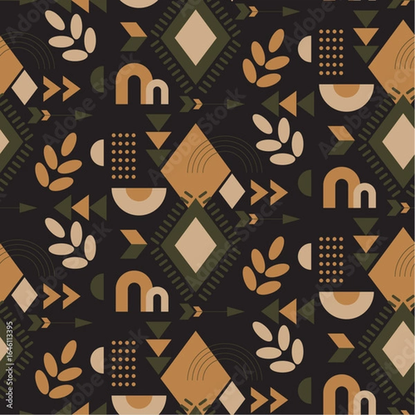 Fototapeta vector seamless pattern with birds