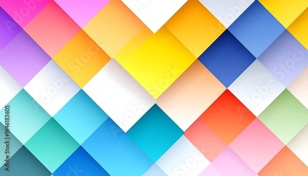 Fototapeta Colorful Abstract Geometric Pattern.