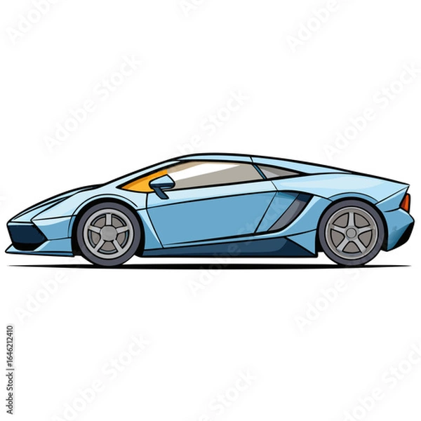 Fototapeta Super car vector illustration 