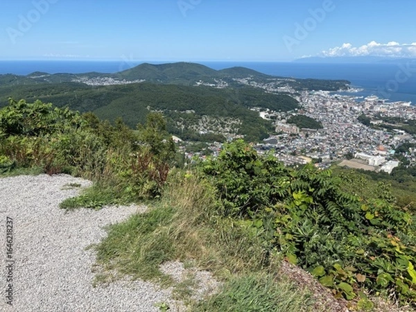 Obraz 小樽市内の天狗山展望台