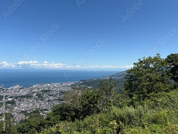 Obraz 小樽市内の天狗山展望台