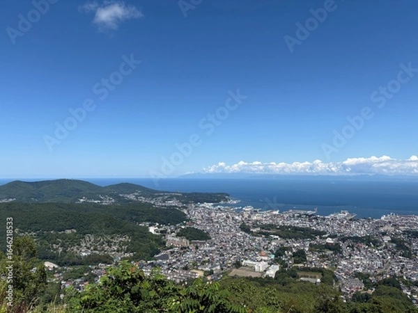 Obraz 小樽市内の天狗山展望台