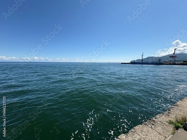 Obraz 小樽市内の海辺