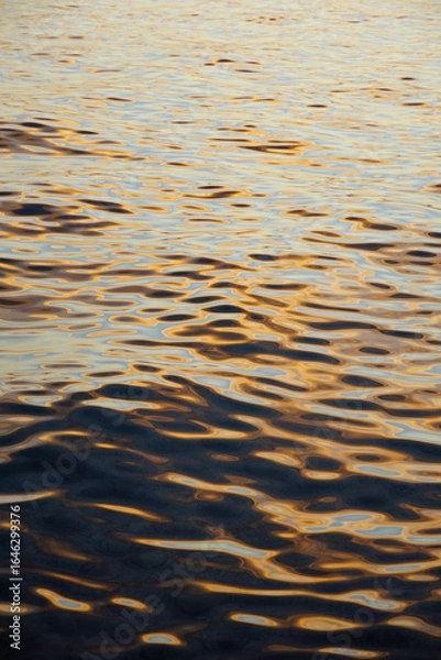 Fototapeta Unusual shapes of abstract background in gray and brown with golden and yellow reflections