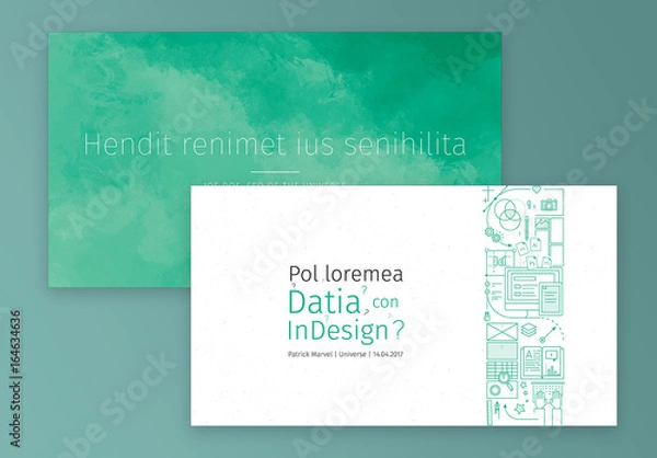 Fototapeta Infographic Presentation Layout