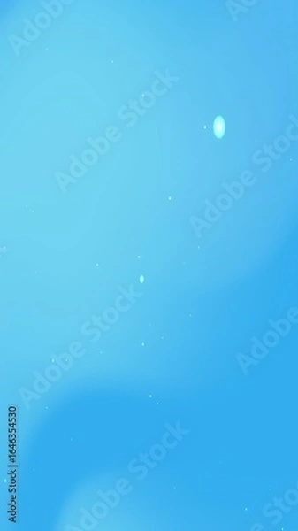 Obraz Clear blue sky with specks of light or dust, perfect for nature backgrounds, inspirational quotes, or ethereal design projects.