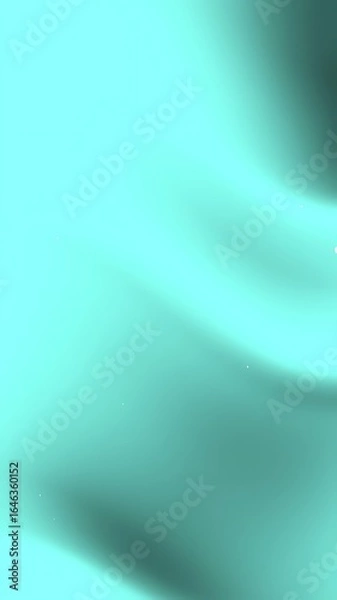 Obraz Soft teal color gradient background.