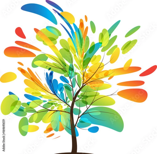 Obraz Projekt drzewa