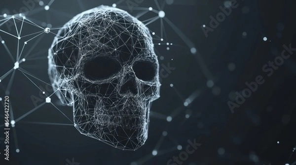 Obraz Digital Skull