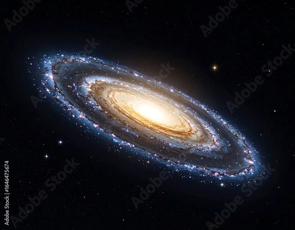 Obraz the galaxy in space