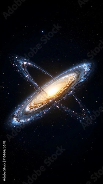 Obraz the galaxy in space
