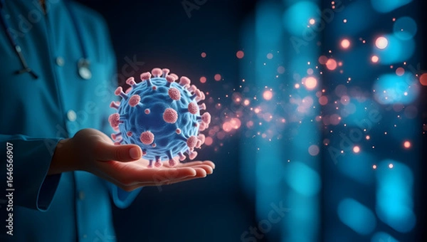 Fototapeta Medical technology A hospital network shares de-identified genomic data with a global research database, driving discovery of new disease biomarkers(4)
