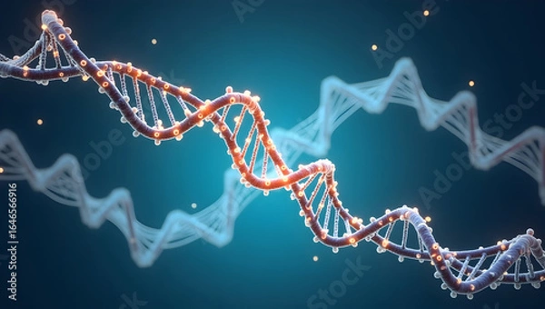 Fototapeta Medical technology A hospital network shares de-identified genomic data with a global research database, driving discovery of new disease biomarkers and unlocking (2)