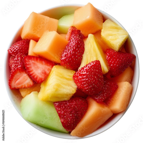 Obraz fruit salad on a plate