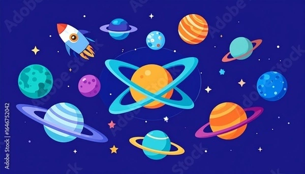 Fototapeta 宇宙　惑星