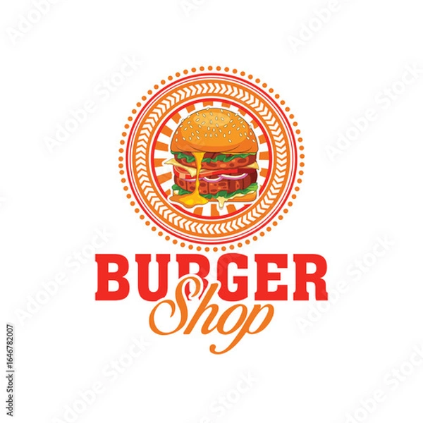 Obraz Fast Food Logo