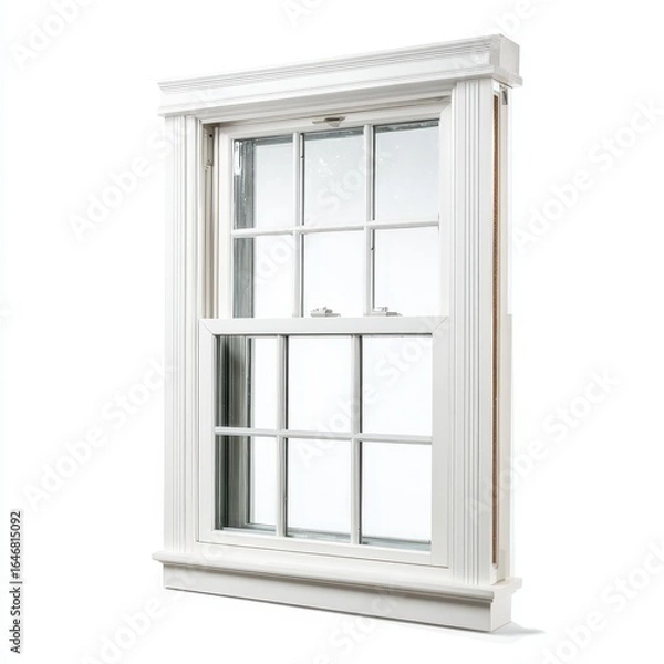 Obraz A white window with a white frame