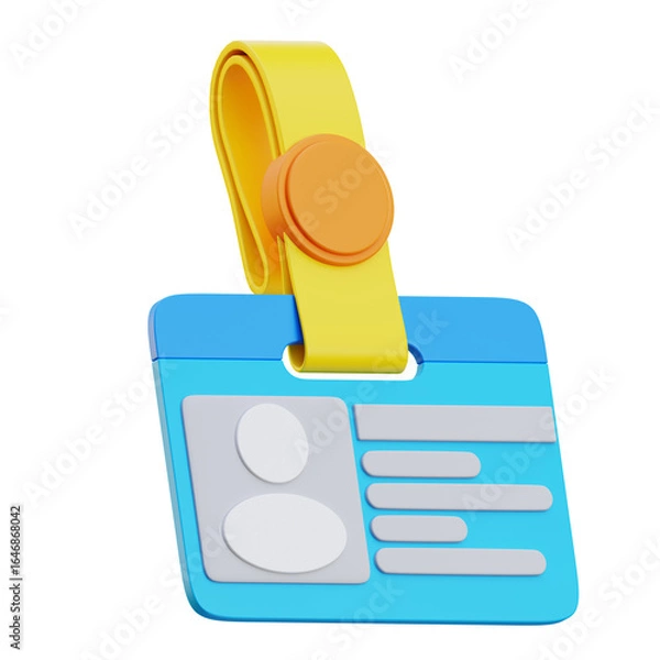 Obraz Student Card 3D Icon