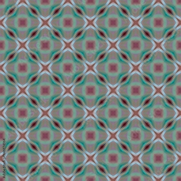 Fototapeta Seamless geometric pattern for design, web, print, batik.