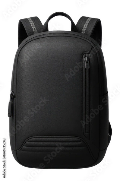 Fototapeta Self-healing backpack with reinforced straps and weather-resistant fabric