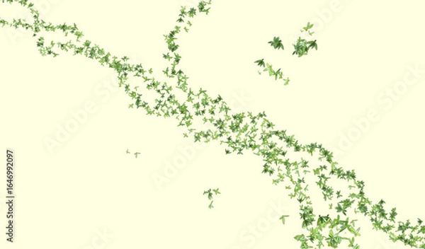 Fototapeta 나뭇잎 곡선 배경