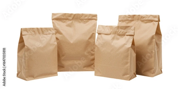 Fototapeta brown paper bags