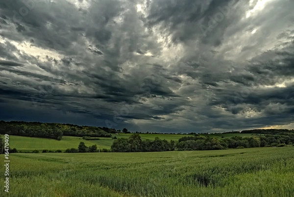 Obraz Regenwolken