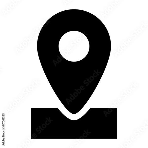 Obraz Simple Location Map Pin