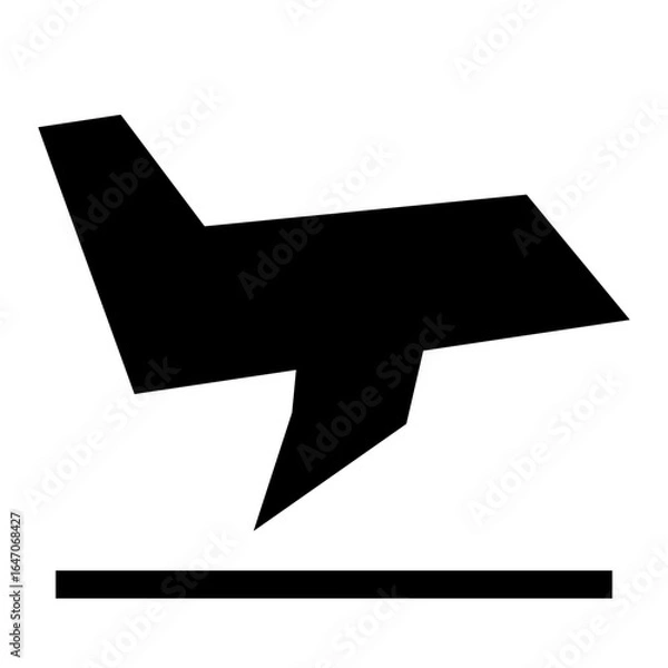 Obraz Airplane Take-Off Icon