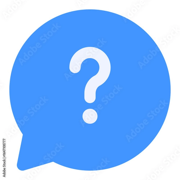 Obraz Question Mark Speech Bubble Icon