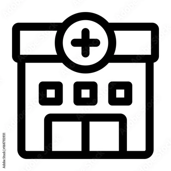 Obraz hospital icon