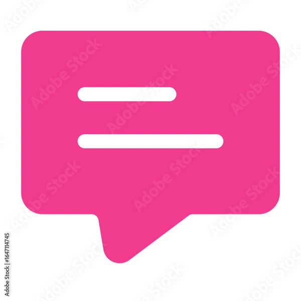 Fototapeta bubble chat icon