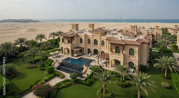 Fototapeta Luxury living spaces: luxury design perspective